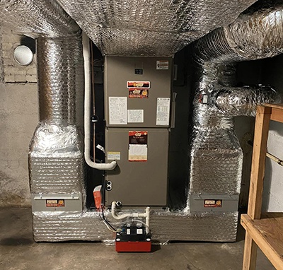 Furnace in basement